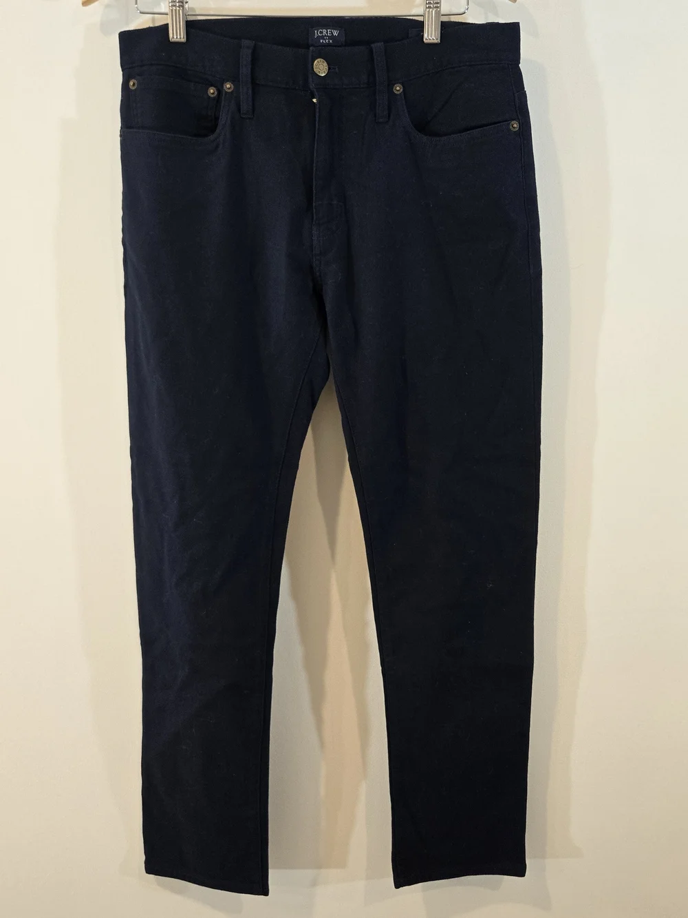 NEW J Crew Flex Navy Blue Slim Jeans Pants Sz 31 X 30 Mens NWT $80